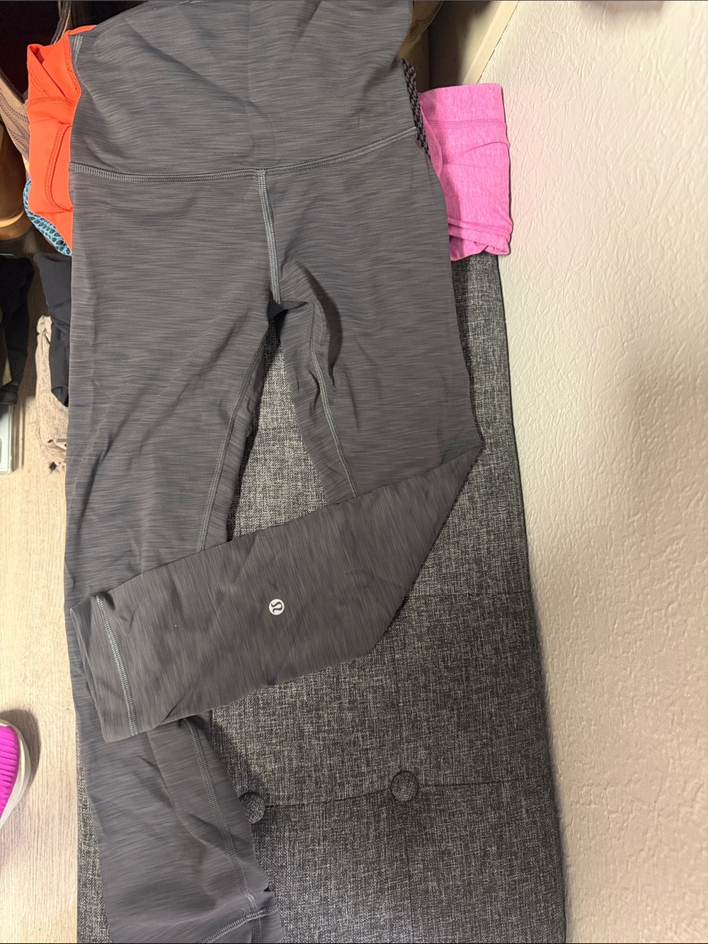 lululemon athletica Gray Heather High-Rise Leggings
